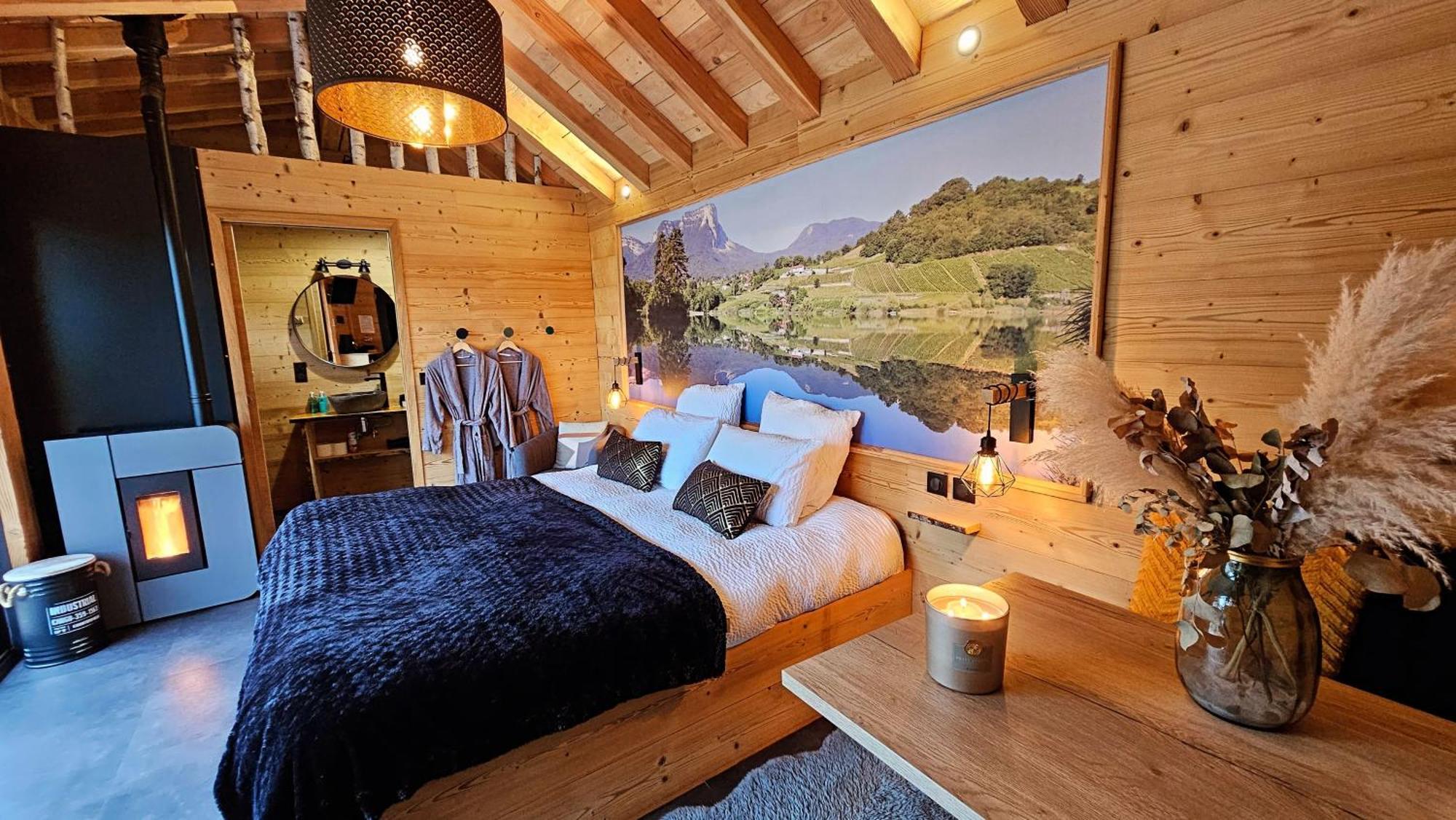 L'Etang De La Tourne Bed & Breakfast Les Marches ภายนอก รูปภาพ